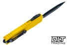 Microtech 11224-1YW Ultratech Gen IV - Yellow Handle - Black Blade