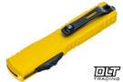 Microtech 11224-1YW Ultratech Gen IV - Yellow Handle - Black Blade