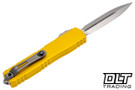 Microtech 11224-10YW Ultratech D/E Gen IV - Yellow Handle - Stonewashed Blade