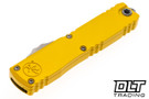 Microtech 11224-10YW Ultratech D/E Gen IV - Yellow Handle - Stonewashed Blade