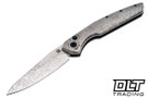 Olamic Cutlery Aura - Frosty Blade - Frosty Titanium - Aphotic Nugget Backspacer - Aphotic Accents #063 - 787
