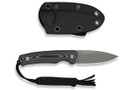 CIVIVI Knives Atlus 20076B-2 Fixed Blade - Gray & Black G-10 - Gray Stonewashed 14C28N Blade - Black Kydex