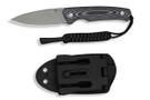 CIVIVI Knives Atlus 20076B-2 Fixed Blade - Gray & Black G-10 - Gray Stonewashed 14C28N Blade - Black Kydex