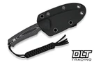 CIVIVI Knives Atlus 20076B-2 Fixed Blade - Gray & Black G-10 - Gray Stonewashed 14C28N Blade - Black Kydex