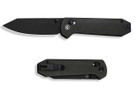 CIVIVI Knives Over Yonder 25027-1 - Dark Green Canvas Micarta - Black Stonewashed 14C28N Blade