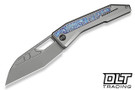 WE Knife Inceptus 25017-2 - Gray Titanium - Flamed Ti Inlay - Stonewashed M390 Blade