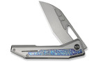 WE Knife Inceptus 25017-2 - Gray Titanium - Flamed Ti Inlay - Stonewashed M390 Blade
