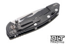 Hinderer 3.5" XM-18 Non Flipper Fullered Spear 20CV - Working Finish Titanium - Working Finish & Satin Two Tone Blade - OD Green G-10