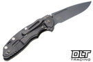 Hinderer 3.5" XM-18 Non Flipper Fullered Spear 20CV - Working Finish Titanium & Blade - OD Green G-10 - Back