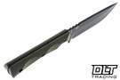 McNees FX Ridge Runner - OD Green G-10 - Blackout Cerakote
