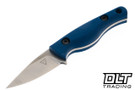 Creely Blades Minnow MagnaCut - Blue - Black Kydex Sheath