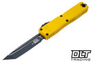 Microtech 11234-1YW Ultratech Gen IV T/E - Yellow Handle - Black Blade