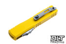Microtech 11214-10YW Ultratech Gen IV S/E - Yellow Handle - Stonewashed Blade