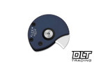 Kizer Snail-Trail 5th Pocket Coin Knife - Matte Navy Blue Aluminum - AEB-L Satin Blade