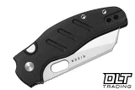 Kizer Sheepdog C01C 2.9 BS - Black Micarta - Satin Nitro-V Sheepsfoot Blade