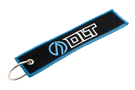 DLT Black Flight Tag Keychain