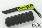 Jack Wolf Pioneer FIXedc - Toxic Green Kirinite - Belt Satin DLC S90V Blade