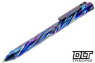 Nottingham Tactical TiButton Exotic #800 - Pilot G2 Full Size - Dark Ti  Full Spiral Flute - Right Hand Double Lock