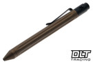 Nottingham Tactical TiButton Custom # 208 - Parker - Full Straight Flute - Right Hand Double Lock - Midnight Bronze Cerakote