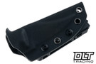 Auxiliary Manufacturing Pocket Bowie Deadhead - Blue Micarta - Grey PVD 14C28N Blade