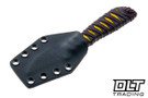 Auxiliary Manufacturing Tsume - Captain Rikki Edition - Yellow Stingray Wrap - Darkwash AEB-L Blade