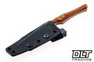 Gaskill Arc - Golden Yellow Raffir Noble Curly Brass - Stonewash S35VN Blade