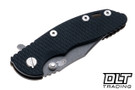 Hinderer 3" XM-18 Bowie 20CV - Battle Bronze Anodized Titanium - Working Finish Blade - Black G-10