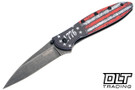 Kershaw Leek 1660ROSSBW Linerlock - 1776 Flag Aluminum