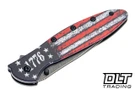 Kershaw Leek 1660ROSSBW Linerlock - 1776 Flag Aluminum