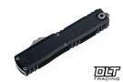 Microtech 11474-10AP UTX-70 Gen IV D/E - Black Handle - Apocalyptic Blade
