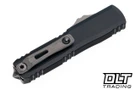 Microtech 11474-10AP UTX-70 Gen IV D/E - Black Handle - Apocalyptic Blade