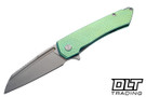 MachineWise Mojave - Green Turtle Titanium - Lightwash S90V Blade #1145