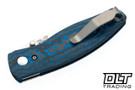 Three Rivers Manufacturing Neutron 2 MagnaCut - Linerlock - Electric Blue CamoCarbon - 3D Contoured