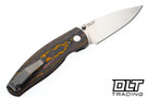Three Rivers Manufacturing Neutron 2 MagnaCut - Linerlock - Sunset Orange CamoCarbon - 3D Contoured