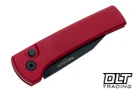 Pro-Tech Chaves Scapegoat - Red Handle - Black DLC MagnaMax Blade