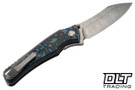 Hawk Knives Talon M390 - Titanium Handle - Arctic Storm FatCarbon Overlay