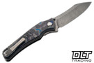 Hawk Knives Talon M390 - Titanium Handle - Damntanium CamoCarbon Overlay