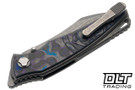 Hawk Knives Talon M390 - Titanium Handle - Damntanium CamoCarbon Overlay
