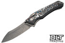 Hawk Knives Talon M390 - Titanium Handle - Nebula FatCarbon Overlay