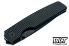 BergBlades Sweeney 2.0 - Stonewashed PVD Swirl Titanium - Stonewashed PVD MagnaCut Blade