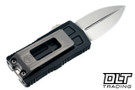 Microtech Exocet II D/E - Black Handle - Stonewashed Blade - 1157-10