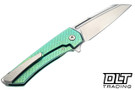 MachineWise Mojave - Distressed Lime Mosaic Titanium - Stonewash S90V Blade # 1167