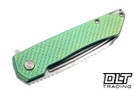MachineWise Mojave - Distressed Lime Mosaic Titanium - Stonewash S90V Blade # 1167