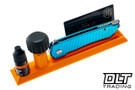 MachineWise Mojave - Electric Blue Fade Titanium - Lightwash S90V Blade # 1146