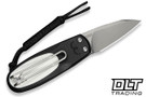 CIVIVI Knives Purr C25054-2 - Black & White G-10 - Stonewashed Nitro-V Blade