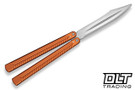 CIVIVI Knives Dracolisk Trainer C25028-2 - Orange Aluminum - Two Tone 9Cr18MoV Blade
