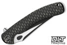 WE Knife Dracarys WE25061B-5 - Black Titanium - Two Tone M390 Blade