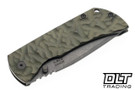 McNees PM Mac 2 Gen 2 - 3.5" Drop Point - Atomic Green & Bronze Rock Textured Titanium - Stonewashed Hardware