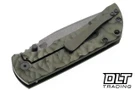McNees PM Mac 2 Gen 2 - 3.5" Drop Point - Atomic Green & Bronze Rock Textured Titanium - Stonewashed Hardware