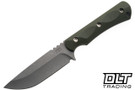 McNees FX Ridge Runner - OD Green G-10 - Atomic Stonewash MagnaCut Blade